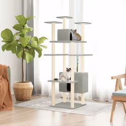 Con questo albero per gatti, i vostri amici pelosi potranno assaporare il gusto del lusso! I vostri gatti ameranno graffiare, ...