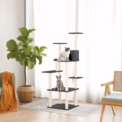 Tenete occupati a lungo i vostri adorati gatti grazie a questo a questo albero per gatti tutto in uno! Torre tutto in uno: Il ...