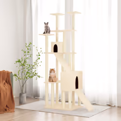 Tenete occupati a lungo i vostri adorati gatti grazie a questo a questo albero per gatti tutto in uno! Torre tutto in uno: Il ...