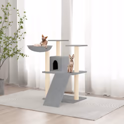 Tenete occupati a lungo i vostri adorati gatti grazie a questo a questo albero per gatti tutto in uno! Torre tutto in uno: Il ...