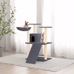 Tenete occupati a lungo i vostri adorati gatti grazie a questo a questo albero per gatti tutto in uno! Torre tutto in uno: Il ...