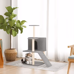 Tenete occupati a lungo i vostri adorati gatti grazie a questo a questo albero per gatti tutto in uno! Torre tutto in uno: Il ...