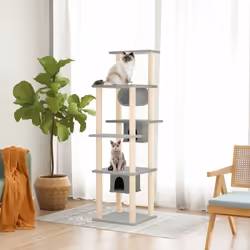 Tenete occupati a lungo i vostri adorati gatti grazie a questo a questo albero per gatti tutto in uno! Torre tutto in uno: Il ...