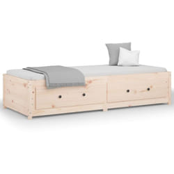Dormeuse senza Materasso 80x200 cm in Legno Massello di Pino Vidaxl 833975