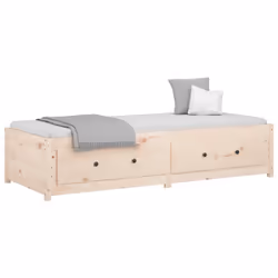 vidaXL Dormeuse senza Materasso 90x200 cm in Legno Massello di Pino - Vista aggiuntiva 3