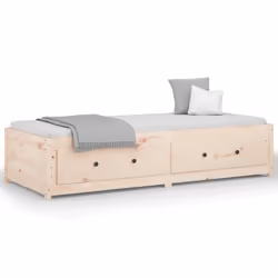 vidaXL Dormeuse 90x190 cm Single in Legno Massello di Pino - Vista aggiuntiva 2