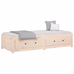 vidaXL Dormeuse 90x190 cm Single in Legno Massello di Pino - Vista aggiuntiva 3