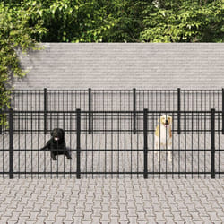 Vidaxl - Gabbia per Cani da Esterno in Acciaio 26,35 m²