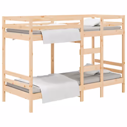 vidaXL Letto a Castello senza Materasso 90x190 cm Legno di Pino - Vista aggiuntiva 2