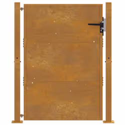 Cancello da Giardino 105x130 cm in Acciaio Cortencod mxl 104630 - Vista aggiuntiva 2