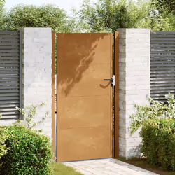 Cancello da Giardino 105x180 cm in Acciaio Cortencod mxl 103279 - Vista aggiuntiva 3