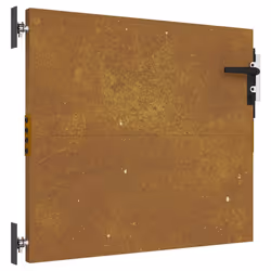 Cancello da Giardino 85x100 cm in Acciaio Cortencod mxl 128679 - Vista aggiuntiva 2
