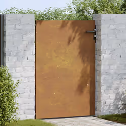 Cancello da Giardino 85x125 cm in Acciaio Cortencod mxl 80410 - Vista aggiuntiva 3