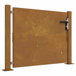 Cancello da Giardino 105x80 cm in Acciaio Cortencod mxl 130245 - Vista aggiuntiva 2