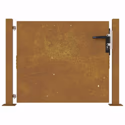 Cancello da Giardino 105x80 cm in Acciaio Cortencod mxl 130245 - Vista aggiuntiva 3