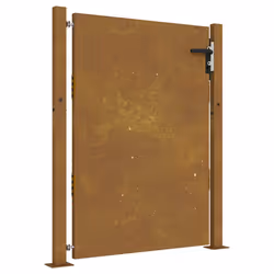 Cancello da Giardino 105x130 cm in Acciaio Cortencod mxl 80441 - Vista aggiuntiva 2