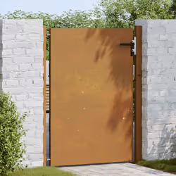 Cancello da Giardino 105x130 cm in Acciaio Cortencod mxl 80441 - Vista aggiuntiva 3