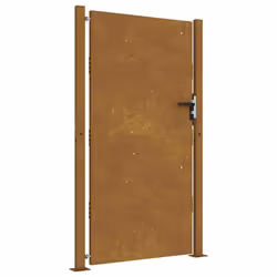 vidaXL Cancello da Giardino 105x205 cm in Acciaio Corten - Vista aggiuntiva 2