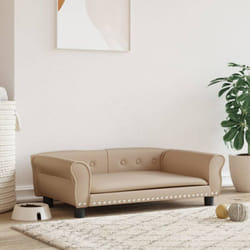 Vidaxl - Lettino per Cani Cappuccino 95x55x30 cm in Similpelle 58683