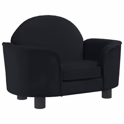 Lettino per Cani Nero 66x40x45 cm in Vellutocod mxl 95229 - Vista aggiuntiva 2