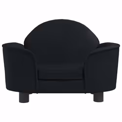 Lettino per Cani Nero 66x40x45 cm in Vellutocod mxl 95229 - Vista aggiuntiva 3