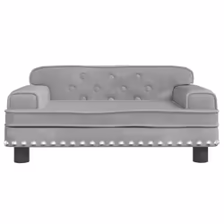 Lettino per Cani Grigio Chiaro 70x45x30 cm in Vellutocod mxl 71187 - Vista aggiuntiva 3