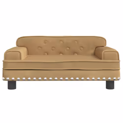 Lettino per Cani Marrone 70x45x30 cm in Vellutocod mxl 119165 - Vista aggiuntiva 3