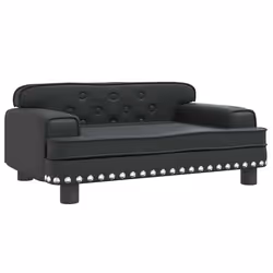Lettino per Cani Nero 70x45x30 cm in Similpellecod mxl 95235 - Vista aggiuntiva 2