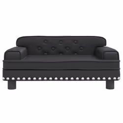 Lettino per Cani Nero 70x45x30 cm in Similpellecod mxl 95235 - Vista aggiuntiva 3