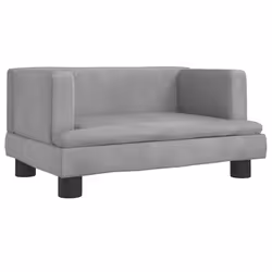 Lettino per Cani Grigio Chiaro 60x40x30 cm in Vellutocod mxl 95234 - Vista aggiuntiva 2
