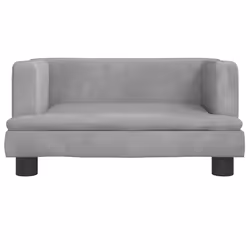 Lettino per Cani Grigio Chiaro 60x40x30 cm in Vellutocod mxl 95234 - Vista aggiuntiva 3