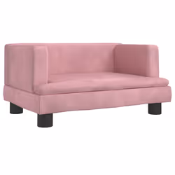 Lettino per Cani Rosa 60x40x30 cm in Vellutocod mxl 119171 - Vista aggiuntiva 2
