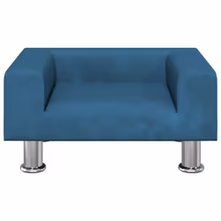 Lettino per Cani Blu 50x40x26,5 cm in Vellutocod mxl 71193 - Vista aggiuntiva 3