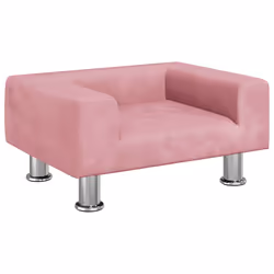 Lettino per Cani Rosa 50x40x26,5 cm in Vellutocod mxl 119174 - Vista aggiuntiva 2