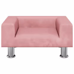 Lettino per Cani Rosa 50x40x26,5 cm in Vellutocod mxl 119174 - Vista aggiuntiva 3