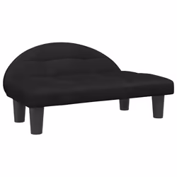 Lettino per Cani Nero 70x52x30 cm in Vellutocod mxl 119176 - Vista aggiuntiva 2