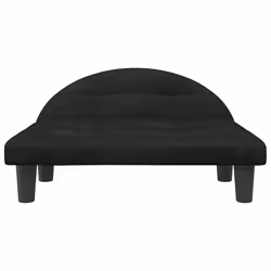 Lettino per Cani Nero 70x52x30 cm in Vellutocod mxl 119176 - Vista aggiuntiva 3