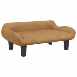Lettino per Cani Marrone 70x40x24 cm in Vellutocod mxl 119175 - Vista aggiuntiva 2
