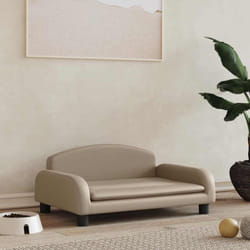 Vidaxl - Lettino per Cani, Brandina per Cani Cappuccino 70x45x30 cm in Similpelle