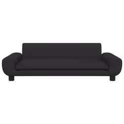 Lettino per Cani Nero 100x54x33 cm in Vellutocod mxl 95246