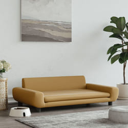 Lettino per Cani Marrone 100x54x33 cm in Velluto vidaXL98405