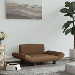 Lettino per Cani, Brandina per Cani Marrone 70x45x28 cm in Tessuto Vidaxl