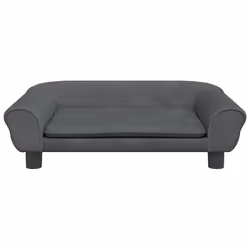 Lettino per Cani Grigio Scuro 70x48x22 cm in Vellutocod mxl 71204 - Vista aggiuntiva 3