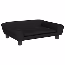 Lettino per Cani Nero 70x48x22 cm in Vellutocod mxl 71208 - Vista aggiuntiva 2