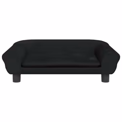 Lettino per Cani Nero 70x48x22 cm in Vellutocod mxl 71208 - Vista aggiuntiva 3