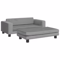 Lettino Cani con Estensione Grigio Chiaro 100x50x30 cm Vellutocod mxl 95250 - Vista aggiuntiva 2