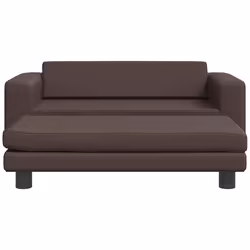 Lettino per Cani con Estensione Marrone 100x50x30 cm Similpellecod mxl 71203 - Vista aggiuntiva 3