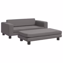 Lettino per Cani con Estensione Grigio 100x50x30 cm Similpellecod mxl 95253 - Vista aggiuntiva 2