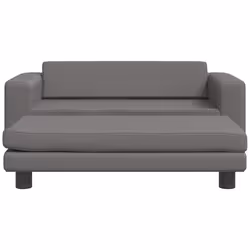 Lettino per Cani con Estensione Grigio 100x50x30 cm Similpellecod mxl 95253 - Vista aggiuntiva 3