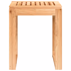 Sgabello da Bagno 40x30x46 cm in Legno Massello di Nocecod mxl 80592
